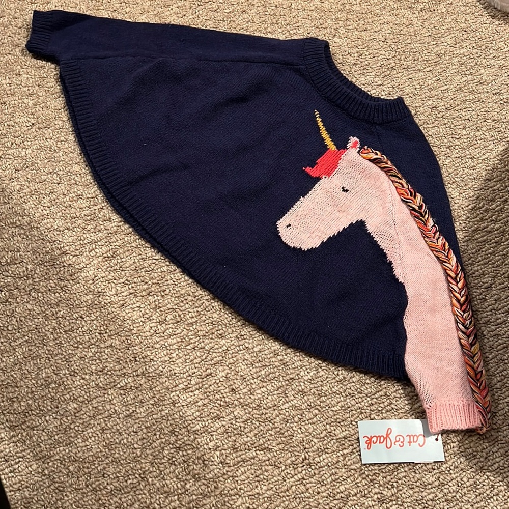 Target Cat & Jack unicorn poncho, size 12 months NWT!